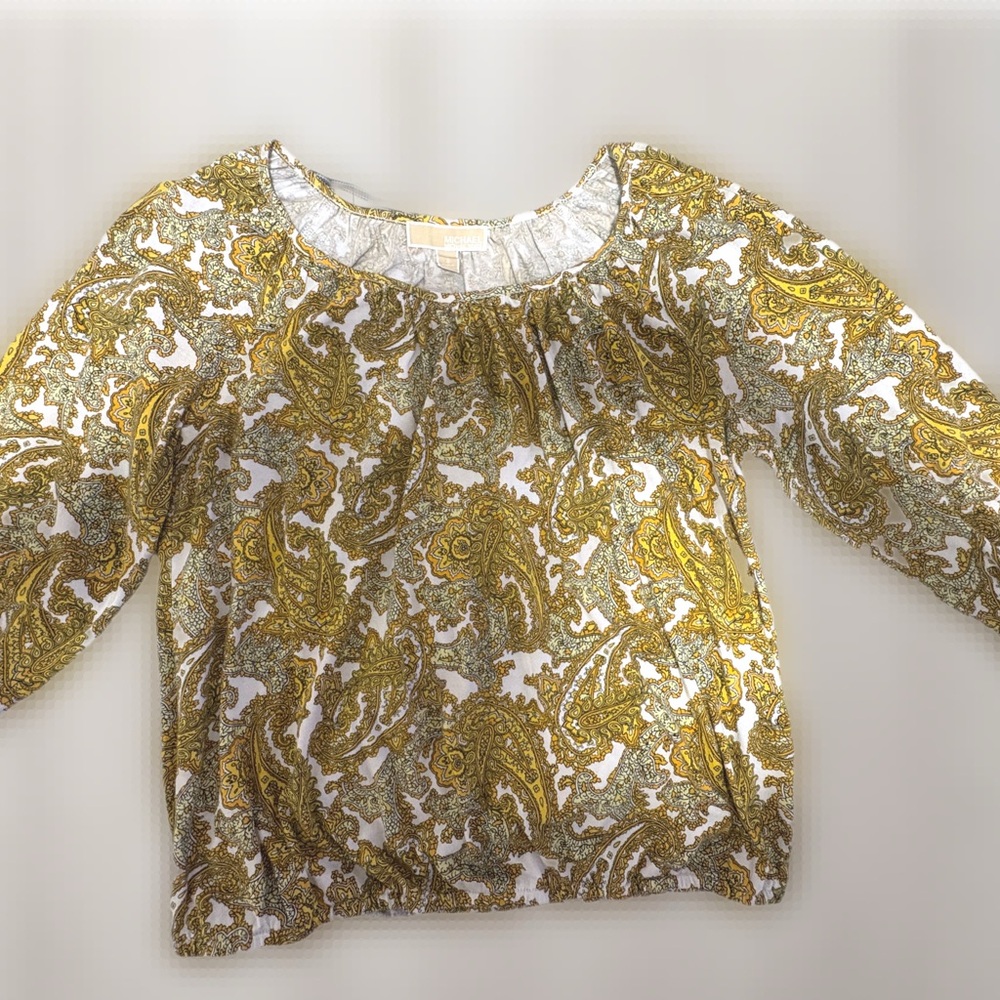 Michael Kors Paisley Print Women's Top - Picture 2 of 2
